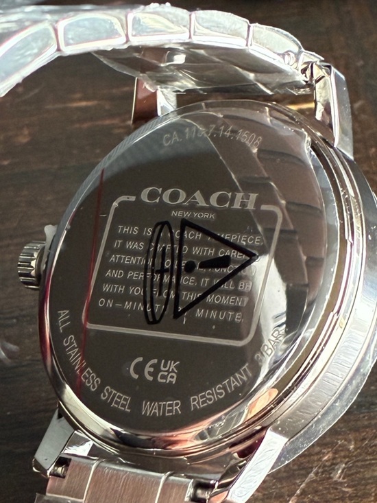 Coach Silver-Tone Linked Bracelet Watch Band main image 4